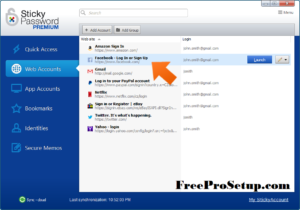 Sticky Password Premium 8.8.4.1676 Crack 2024 With License Key+free download
